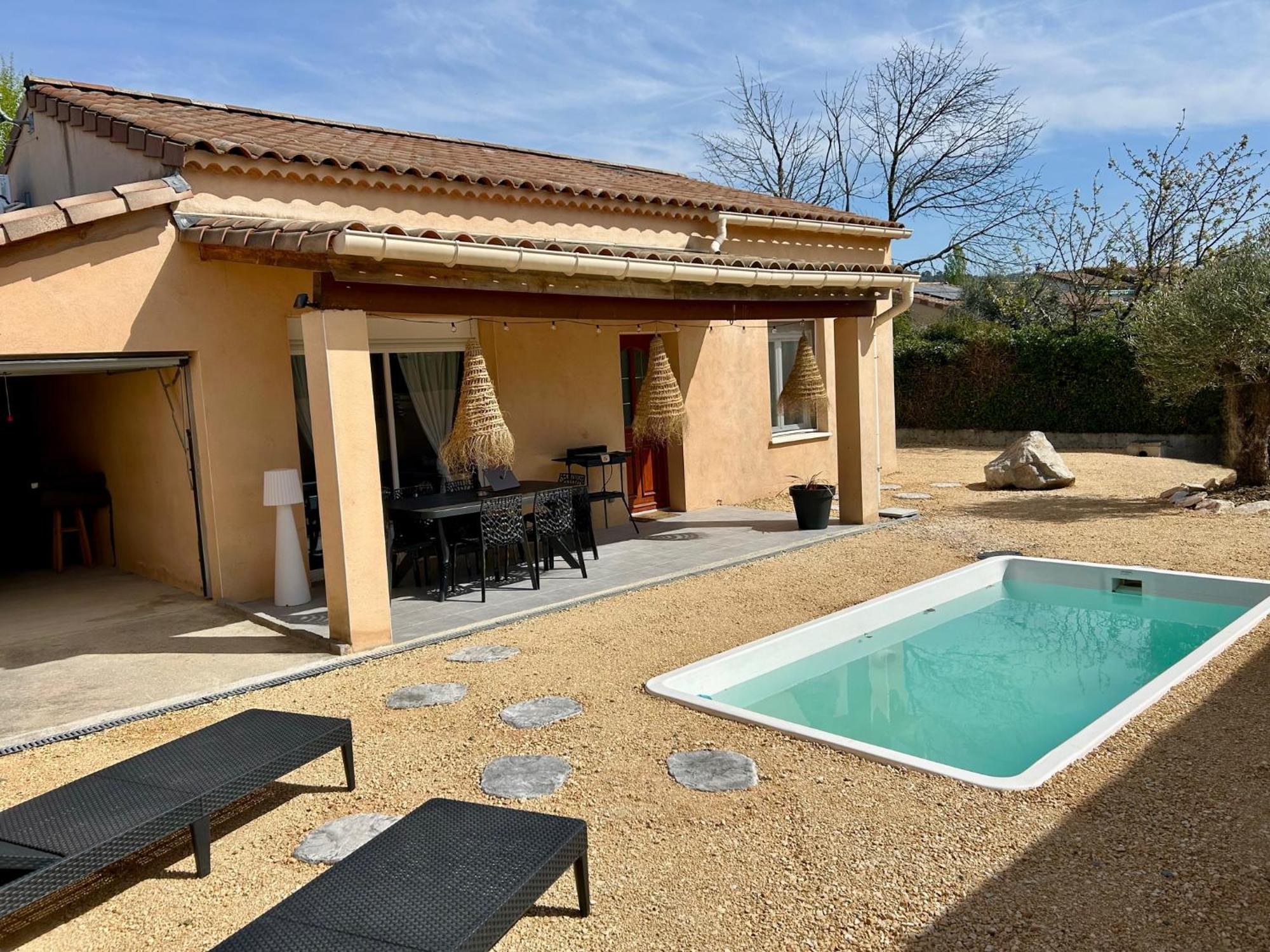 Maison Piscine & Spa Vallon Pont D'Arc エクステリア 写真
