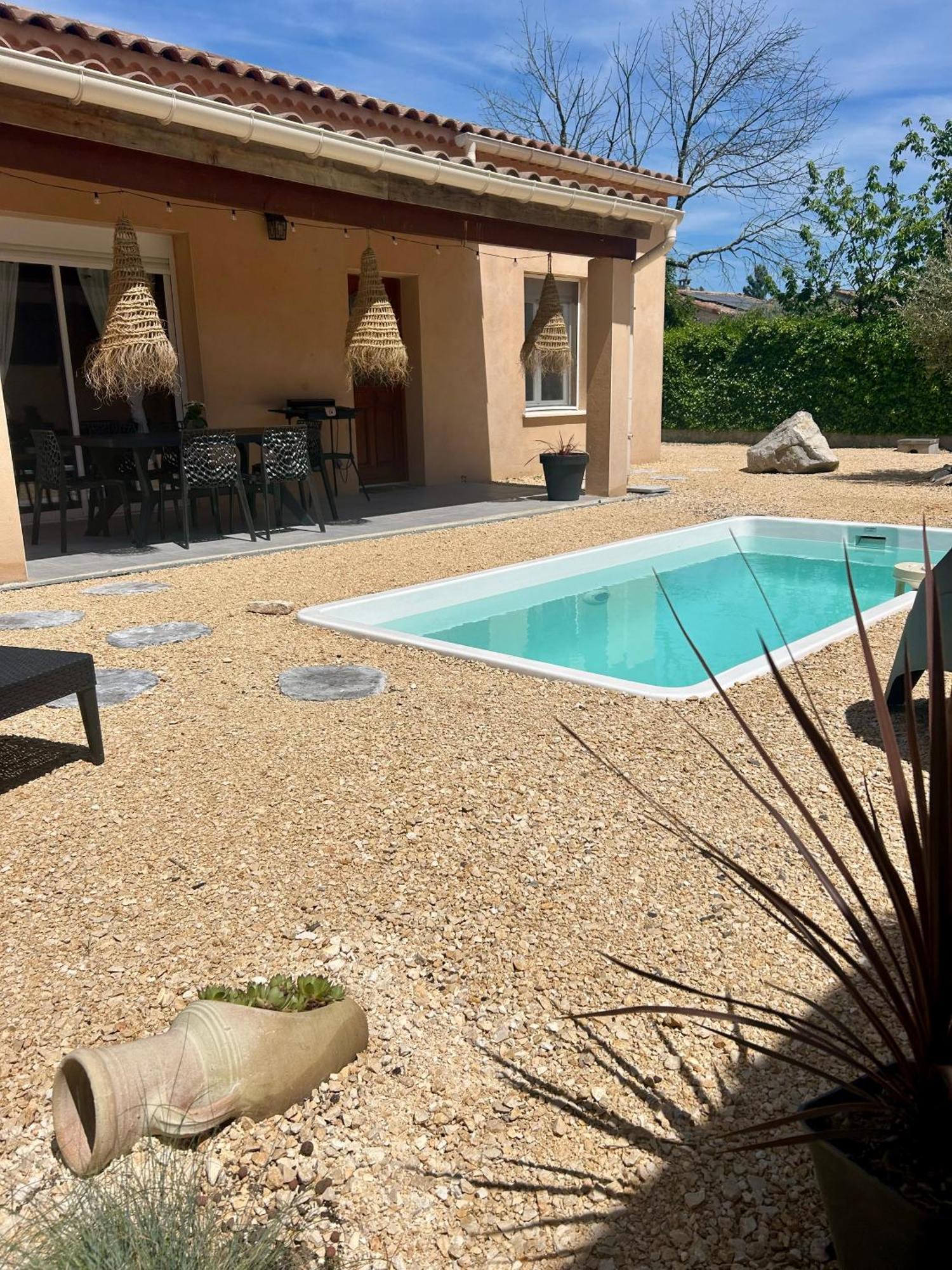 Maison Piscine & Spa Vallon Pont D'Arc エクステリア 写真